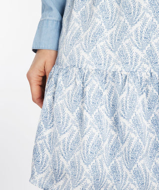 Pretty Blue Short Skirt