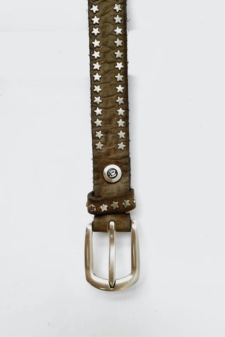Stina Belt Brown Leather with Stars