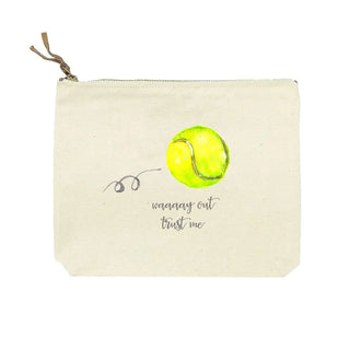 Tennis Waaaay Out Cosmetic Bag